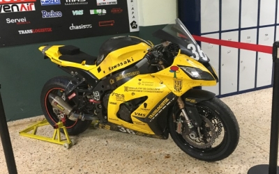 Amb aquesta moto va aconseguir l'IES Castellarnau el podi a les 24 hores de Catalunya